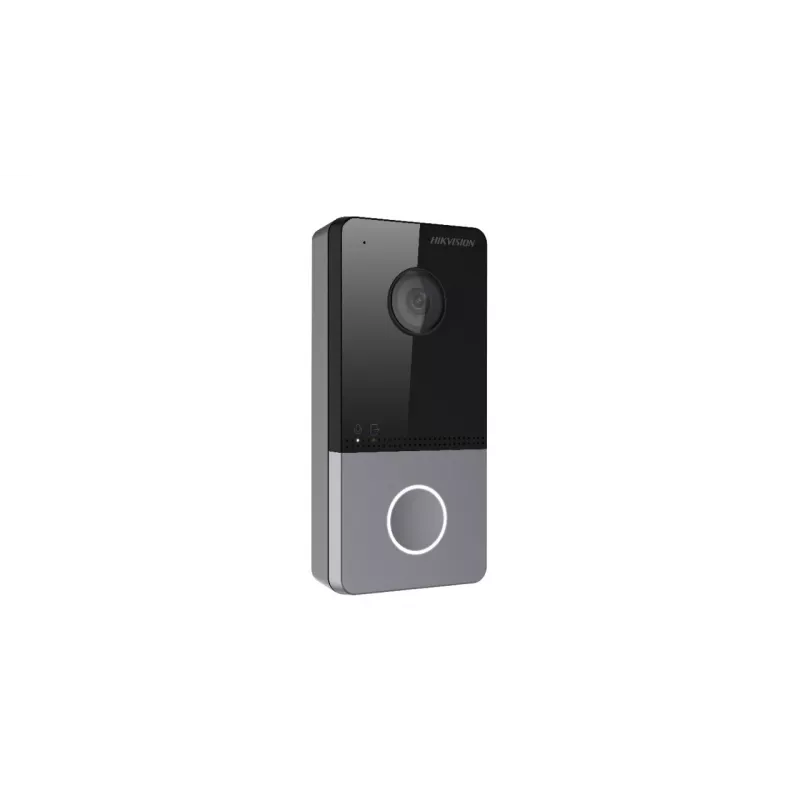 Hikvision DS-KV6113-WPE1(C) videopuhelin-ovipuhelin 2 MP musta, harmaa