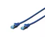 Verkkokaapeli Digitus CAT 5e SF/UTP verkkokaapeli RJ45 3m sininen