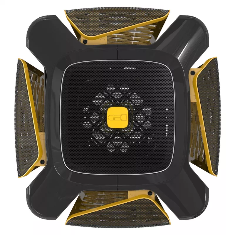 Tietokonekotelo Geometric Future M2 THE ARK Mini-ITX kotelo musta