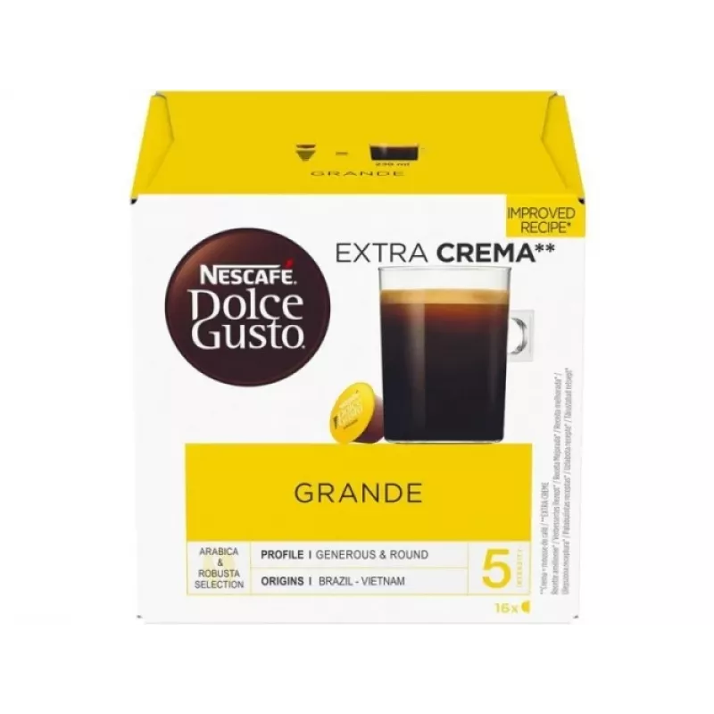 Nescafe Dolce Gusto Grande -kahvi, 16 kapselia
