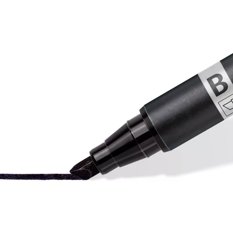 Pysyvä merkkiaine Staedtler Lumocolor permanent duo 348 B musta 1 kpl