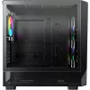 PC-kotelo Montech X5 Midi Tower musta ATX 3x 140 mm:n tuuletin