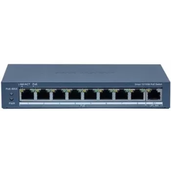 Verkkokytkin Hikvision DS-3E1309P-EI(B) 8-porttinen 100 Mbps 110W PoE