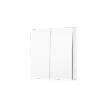 TP-Link Tapo Smart Light Switch 2-Gang 1-Way, keinupainike, valkoinen, 91.5 mm, 100.5 mm, 55.5 mm, 200 g