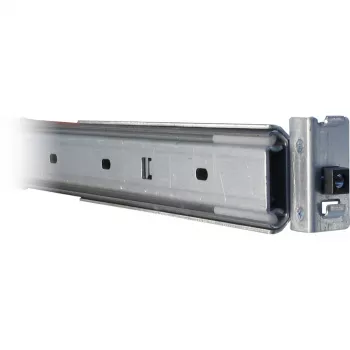 Inter-Tech - teleskooppikiskot telineeseen - harmaa - 2U - 48,3 cm (19