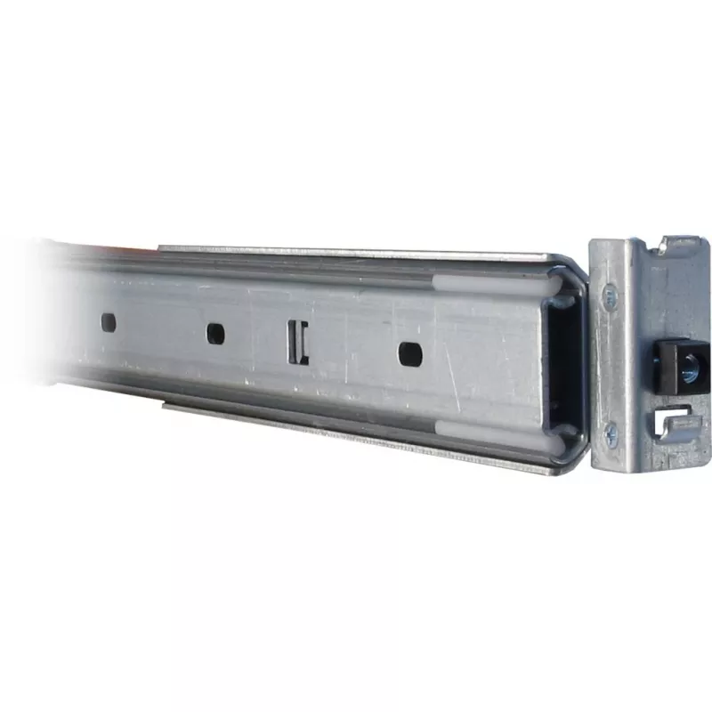 Inter-Tech - teleskooppikiskot telineeseen - harmaa - 2U - 48,3 cm (19