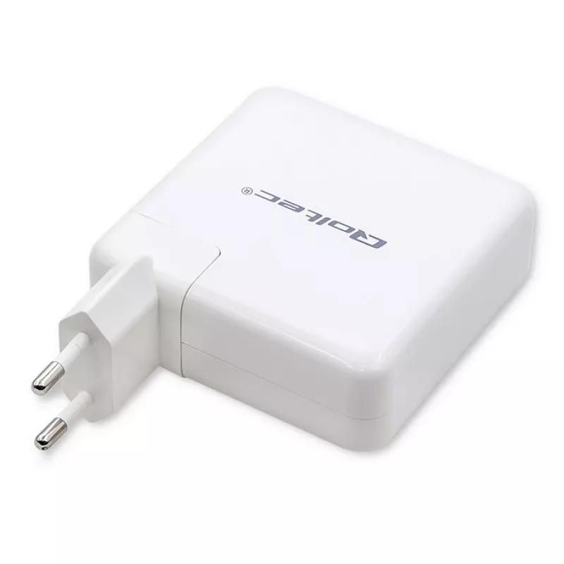 Qoltec GaN-laturi FAST 108W | 5-20V | 3-4.7A | USB C | valkoinen
