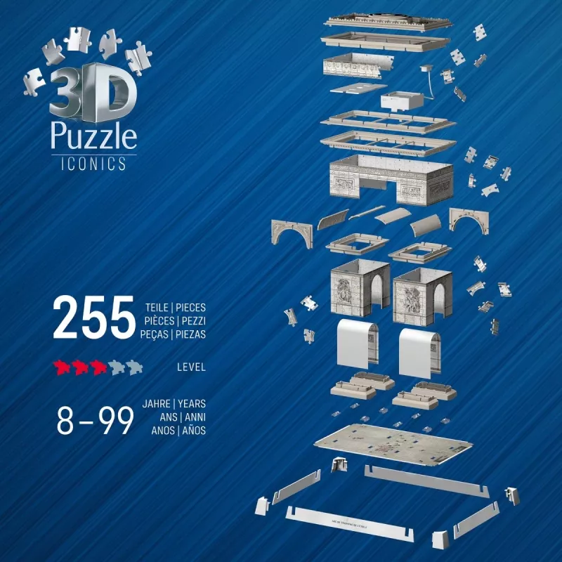 3D-palapeli Ravensburger 12008029 rakennus 269 mm x 239 mm