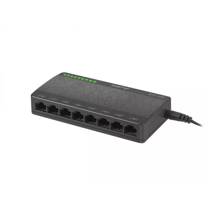 LANBERG DSP1-0108 Lanberg kytkin DSP1-0108 8-porttia 100MB/S työpöytä