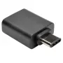 Eaton Tripp Lite Series USB 3.1 Gen 1.5 -sovitin USB-C - USB Type-A M/F 5 Gbps tabletti älypuhelin - USB-sovitin - USB Type-A (W) - 24-pin USB-C (M) - USB 3.1 - musta (U428-000-F)
