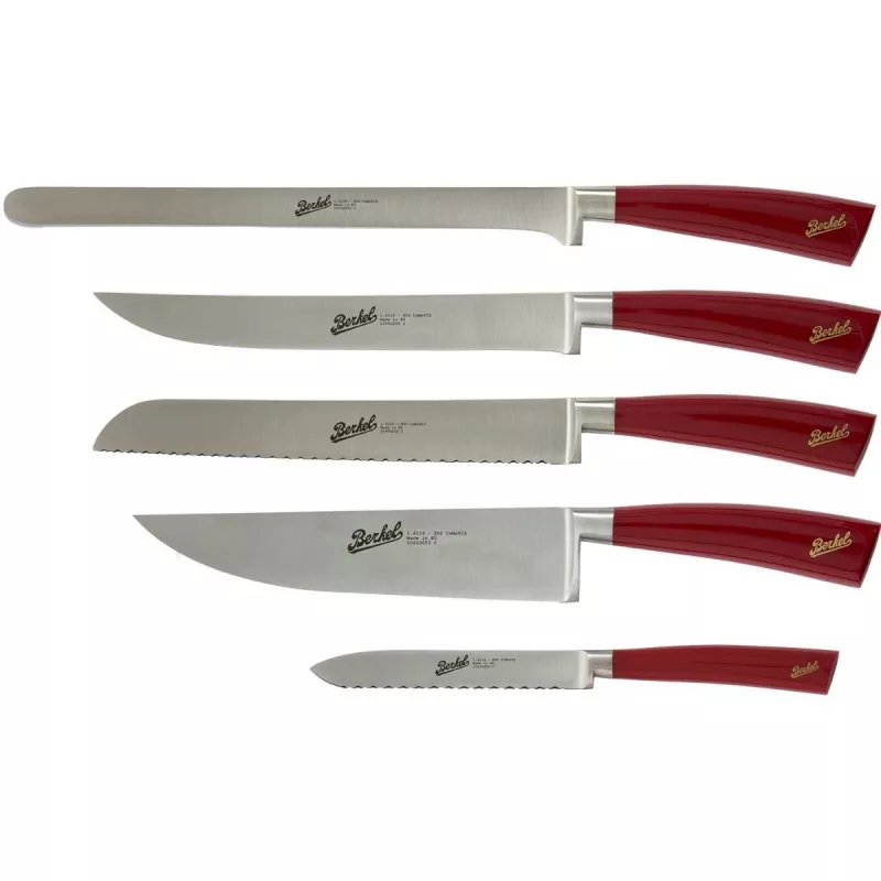 Keittiöveitsisetti Berkel ELEGANCE ruostumaton teräs 5 kpl