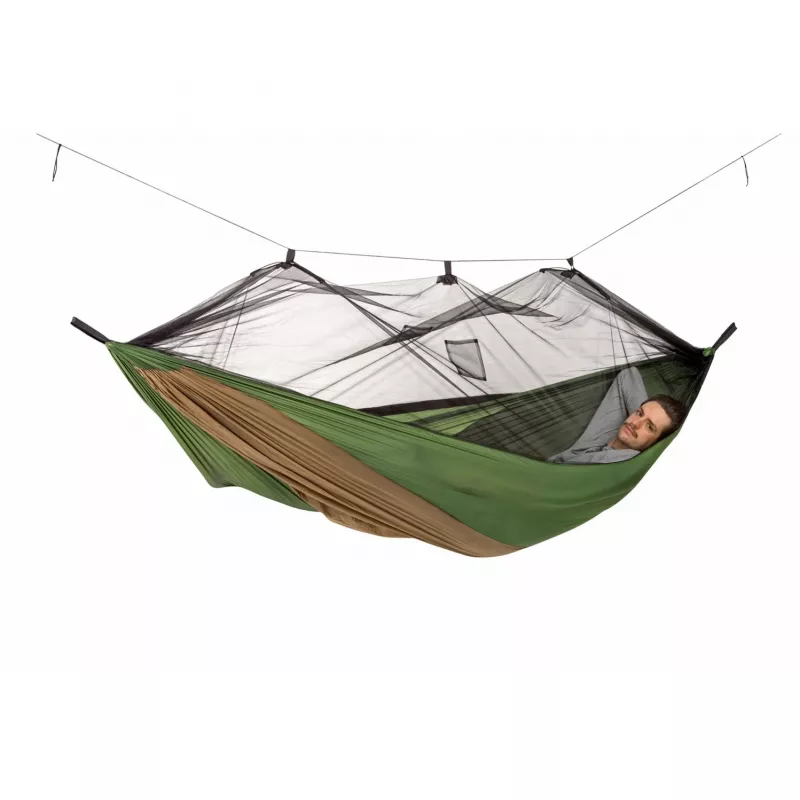 Adventure Moskito Hammock Thermo AZ-1030430, retkiriippumatto vihreä/ruskea