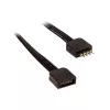 Akasa AK-CBLD01-50BK LED-valonauhan jatkokaapeli, 50 cm, musta