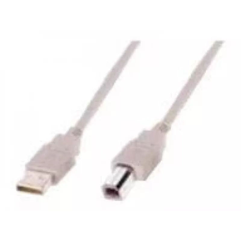 Assmann USB-liitäntäkaapeli. tyyppi A - B M/M. 1,8 m. USB 2.0 -yhteensopiva. UL. be (AK-300102-018-E)
