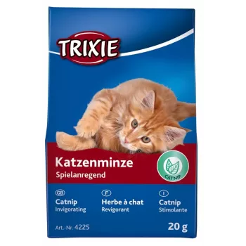 Kissanminttuherkku Trixie 4225 — 20 g kasviperäinen ruoho- ja vihannesherkku aikuisille kissoille, pahvipakkaus