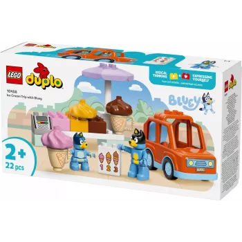 LEGO BLUEY 10458 Jäätelöretki Blueyn kanssa