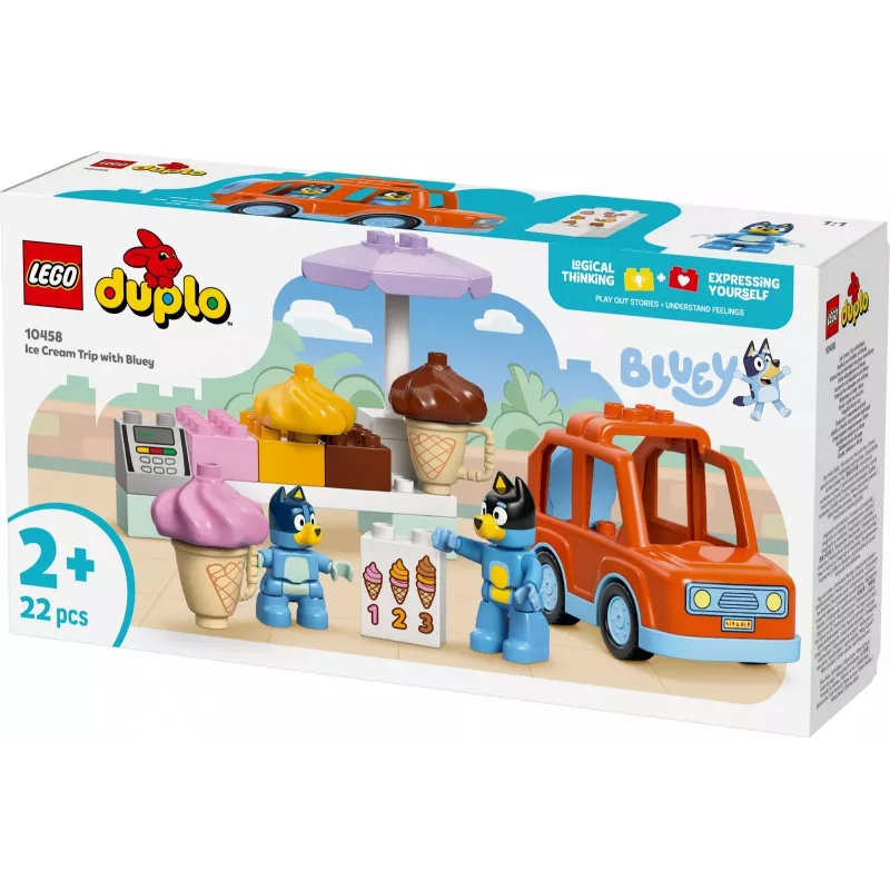 LEGO BLUEY 10458 Jäätelöretki Blueyn kanssa