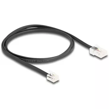 Verkkokaapeli DeLOCK 88035 RJ45-RJ11 1 m musta