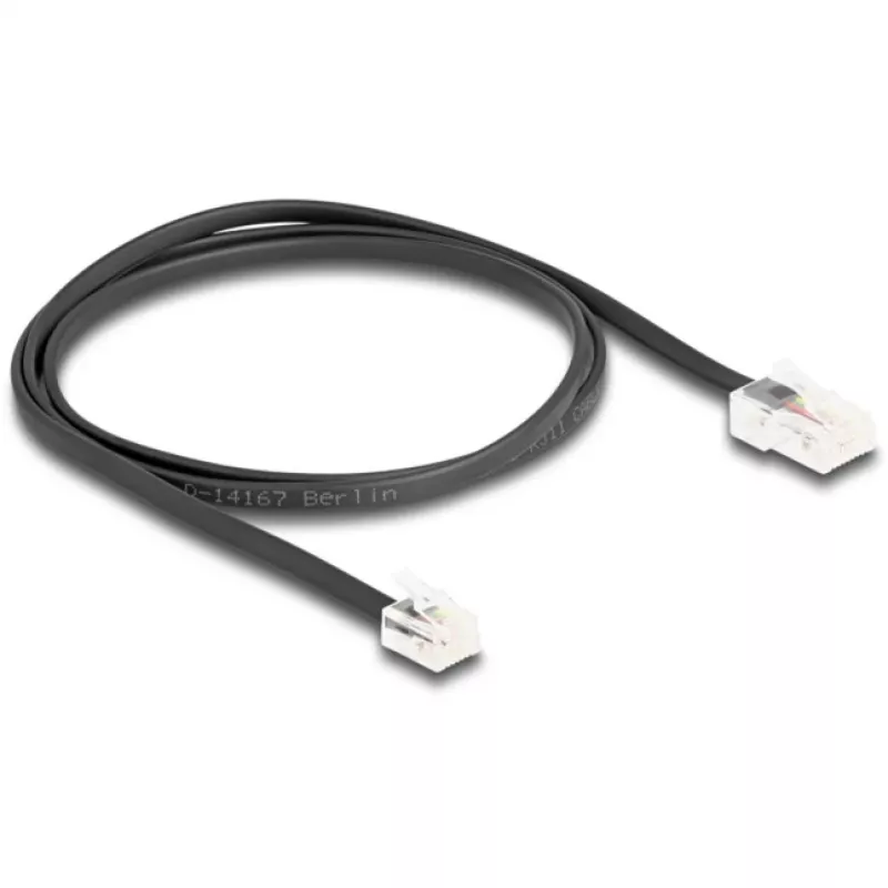 Verkkokaapeli DeLOCK 88035 RJ45-RJ11 1 m musta