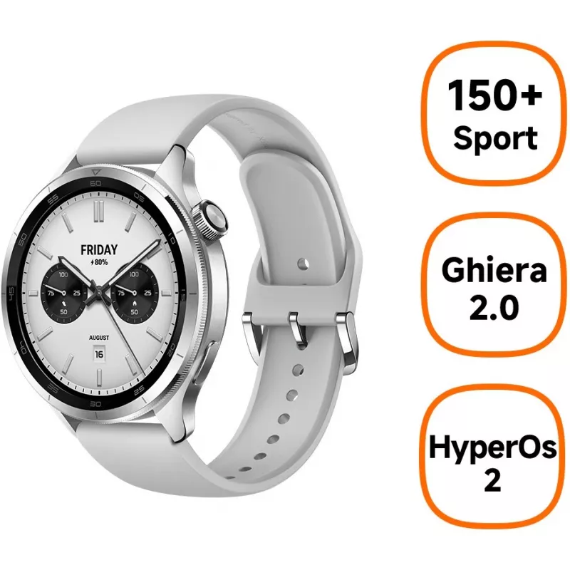 Älykello Xiaomi Watch S4 hopea