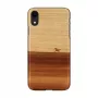 man and wood -puhelinkotelo iPhone XR:lle — musta, suojaava soft shell -kotelo