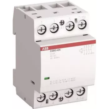 ABB ESB63-40N-06 asennuskontaktori 4 sulkeutuvaa/0 avautuvaa, 230 V AC/DC (1SAE351111R0640)