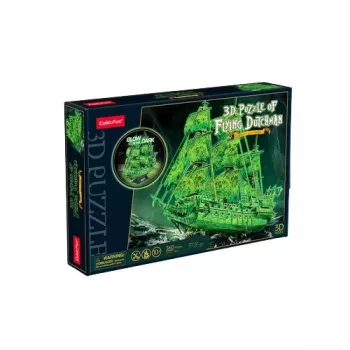 3D-palapelimalli Lentävä hollantilainen, joka hehkuu pimeässä, cubicfun 306-T4041H