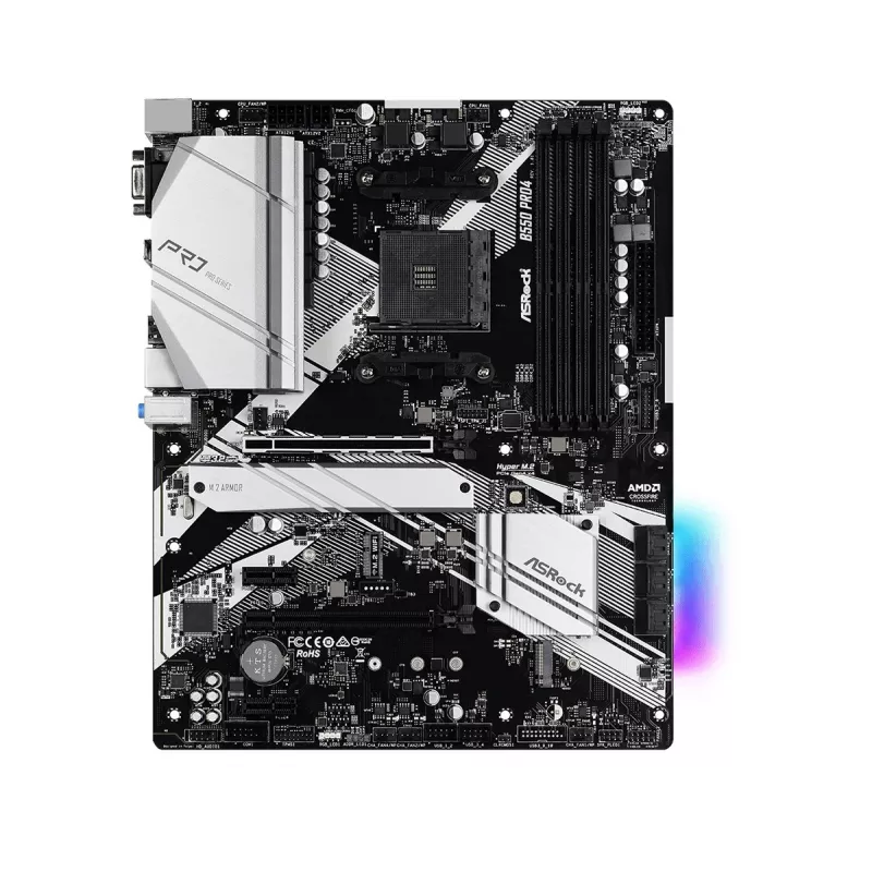 Emolevy ASRock B550 PRO4 AMD B550 kanta AM4 ATX