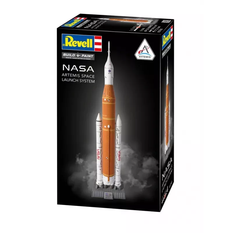 Muovipienoismalli Artemis Space Launch System