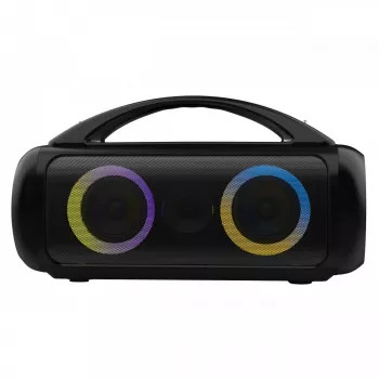Kannettava kaiutin MEDIA-TECH MT3184 — Bluetooth 5.3, 60W RMS, IPX5, Li-Ion akku 16h, USB-C latausliitäntä, MicroSD, TWS, mikrofoni, kaukosäädin