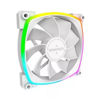 Montech RX120 PWM tietokonekotelon tuuletin 12 cm valkoinen 3 kpl