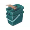 Leifheit Combi Box -ämpäri 1052001 integroidulla puristimella ja ergonomisella kahvalla