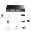 Cudy FS1018PS1 verkkokytkin 18 Fast Ethernet -porttia PoE