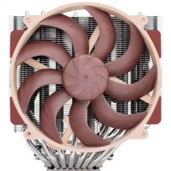 Ilmajäähdytin Noctua NH-D15 G2 HBC, kaksi 140 mm tuuletinta, 1250–1500 RPM, 155.6 m³/h, 12 V, kupari, 152×150×168 mm