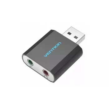 Vention USB-ulkoinen äänikortti musta metalli Type