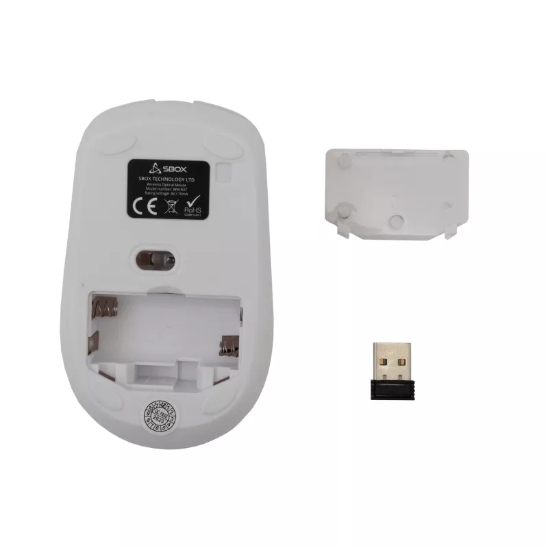 Hiiri SBOX WM-837 valkoinen USB Type-A