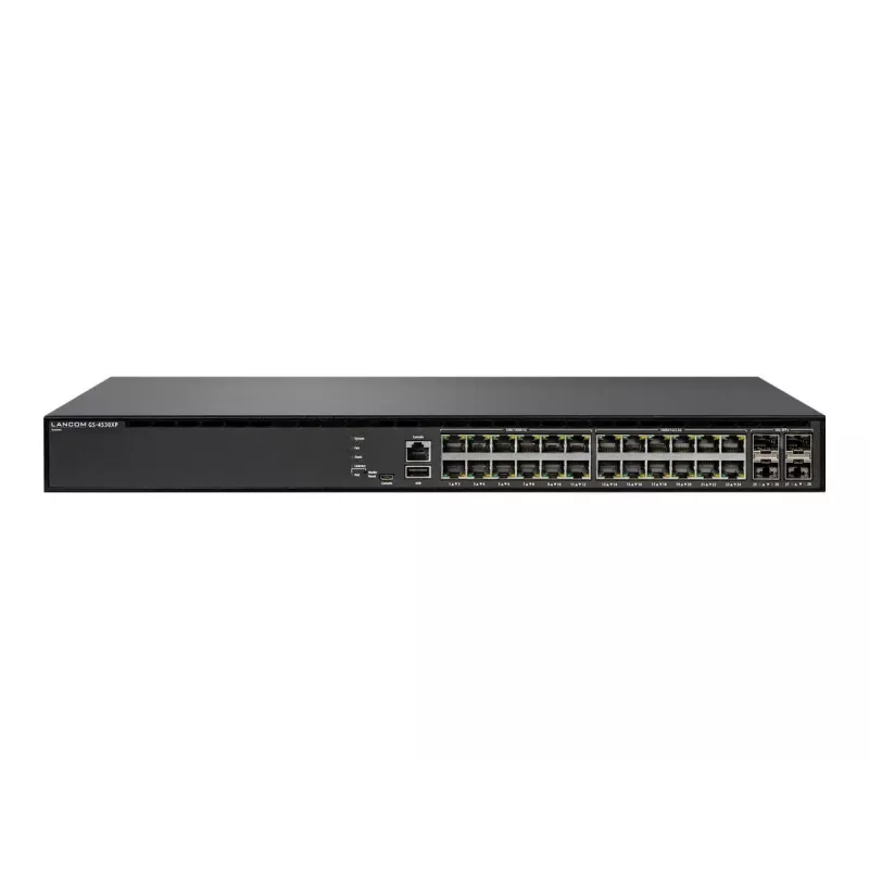 Hallittava kytkin Lancom Systems GS-4530XP L3 2.5G Ethernet 30 porttia PoE