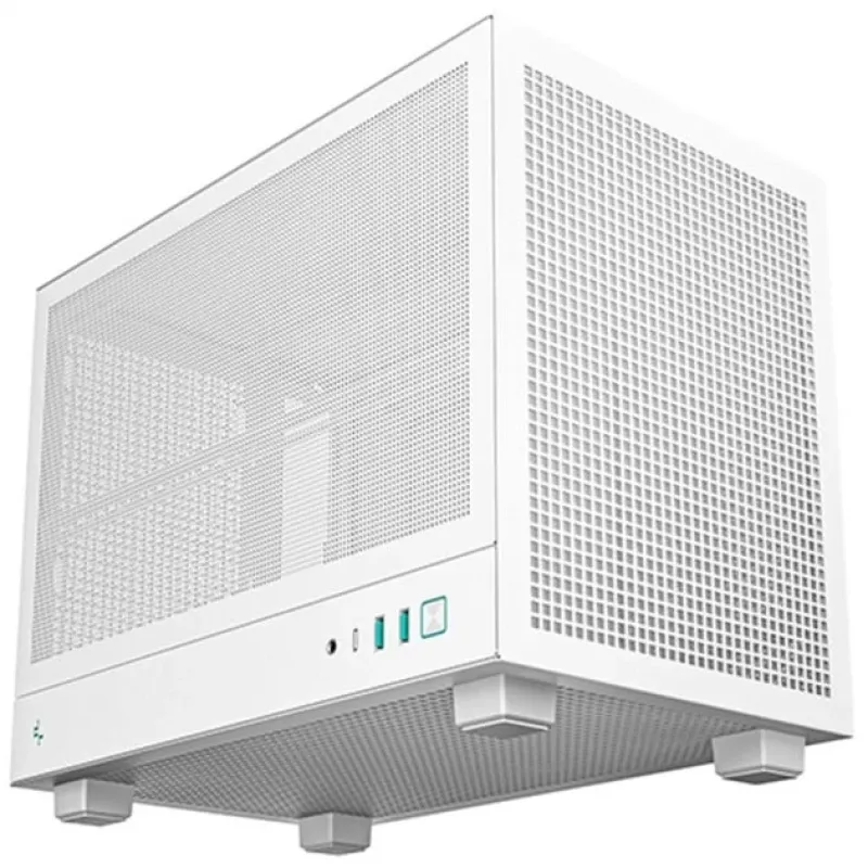 Tietokonekotelo DeepCool CH160 MESH WH, ATX, valkoinen