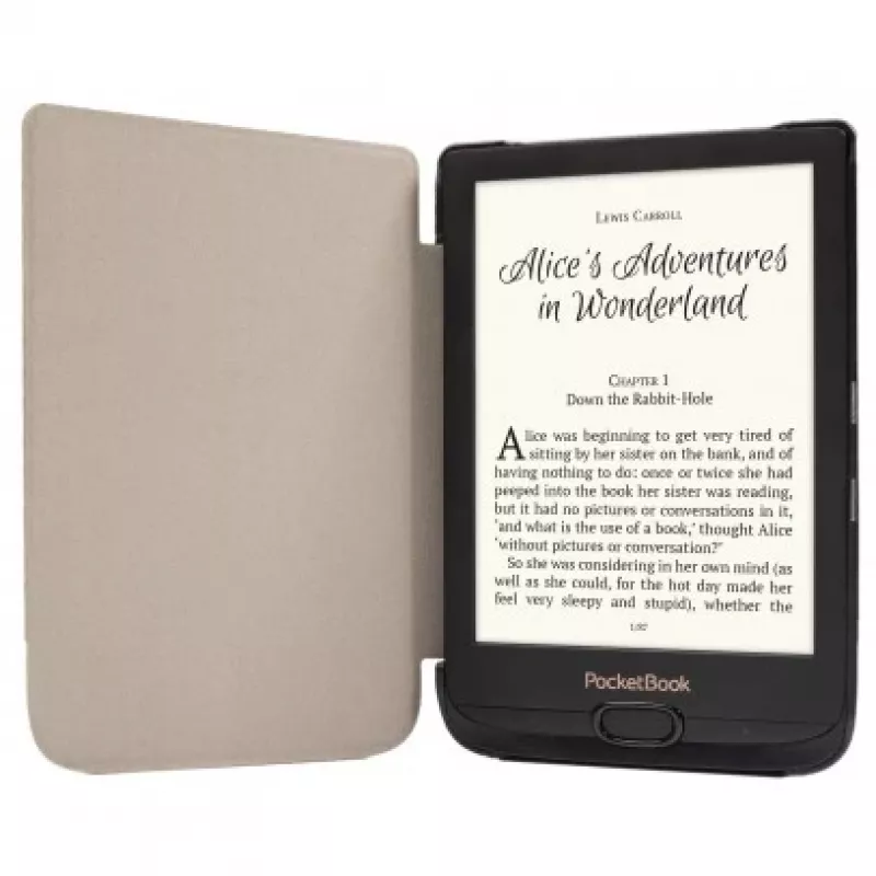 Tablettikotelo WPUC-627-S-GY harmaa (PocketBook Touch Lux 4, Lux 5, Color, Touch HD 3, Basic Lux 2)