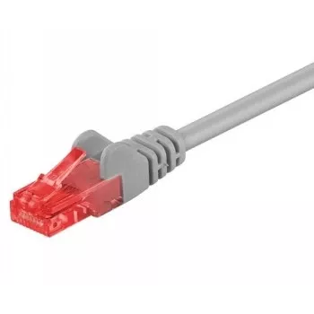 Wentronic Goobay CAT 6 -patchkaapeli, U/UTP, harmaa, 1,5 m - CCA kupariseos (95591)