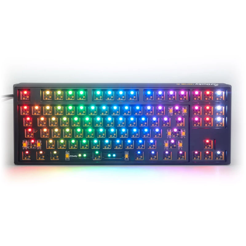 Ducky One 3 Hot-Swap Barebone TKL -pelinäppäimistö USB US-englanti musta