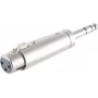 Audioadapteri ShiverPeaks XLR-naarasliitin – 6,3 mm (1/4 tuuma) TRS-pistoke BS55035, stereoliitin