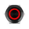 Paneelipainonappi DELOCK 22015 22 mm, 12 V, 5 juotosliitäntää