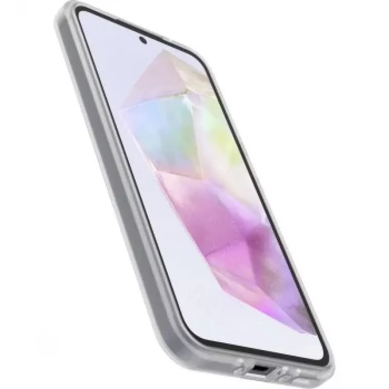 Puhelinkotelo OTTERBOX React Series Samsung Galaxy A35, läpinäkyvä ohut suojakotelo