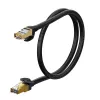 Baseus Ethernet RJ45, 10Gbps, 1 m verkkokaapeli (musta)