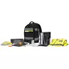 DICOTA Hi-Vis V2 Backpack reppu musta 320x220x455mm PET TPU