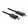 Delock kaapeli DisplayPort 1.1 uros > High Speed HDMI-A uros passiivinen 2 m musta (82587)