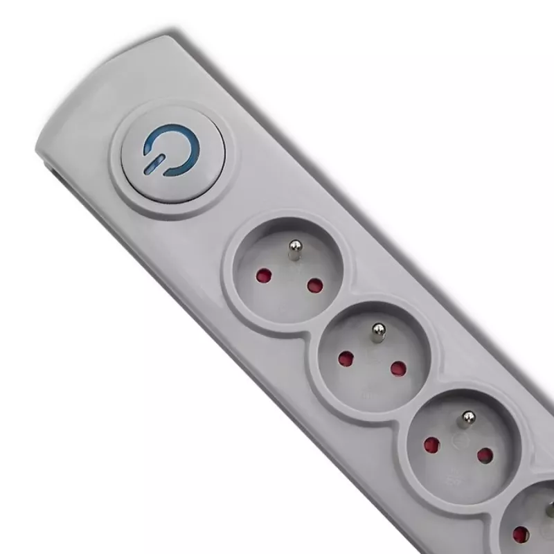 Ylijännitesuoja Qoltec 50272 harmaa 5 AC-pistorasiaa 230V 3m