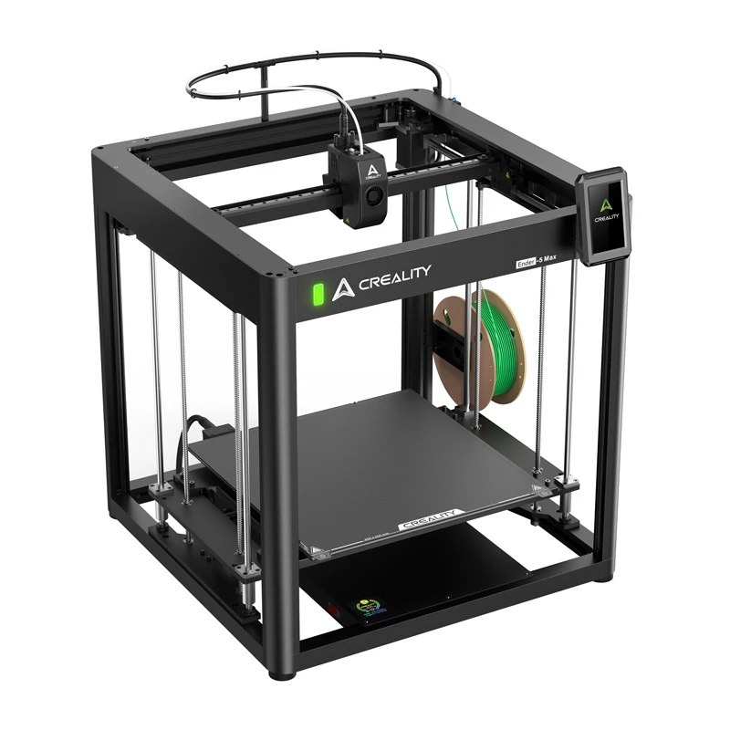 Creality Ender-5 Max CoreXY-3D-tulostin, jopa 700 mm/s, 36-pisteen automaattitasaus, Wi-Fi, musta