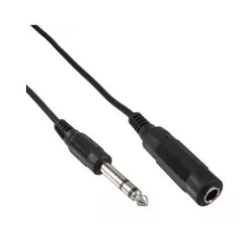 Microconnect AUDNU5 audiokaapeli 5 m 6,35 mm musta